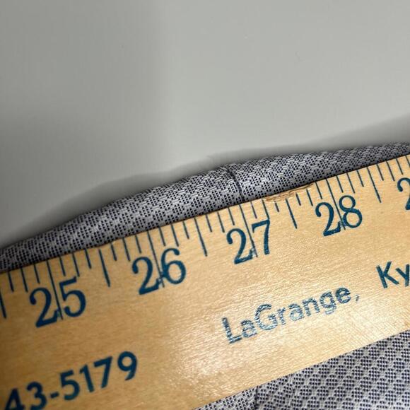 Canali Impeccabile Dress Shirt 16.5 42 Blue White Check 100% Cotton Italy Made - Picture 3 of 12